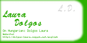 laura dolgos business card